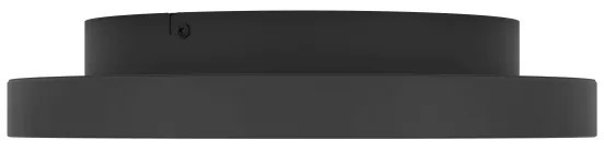 Eglo 901251 - LED Stmievateľné stropné svietidlo LORETELLO LED/12W/230V čierna + DO