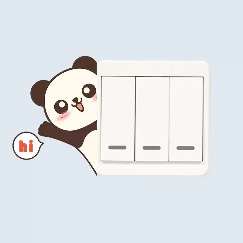 Panda - nálepka nad vypínač
