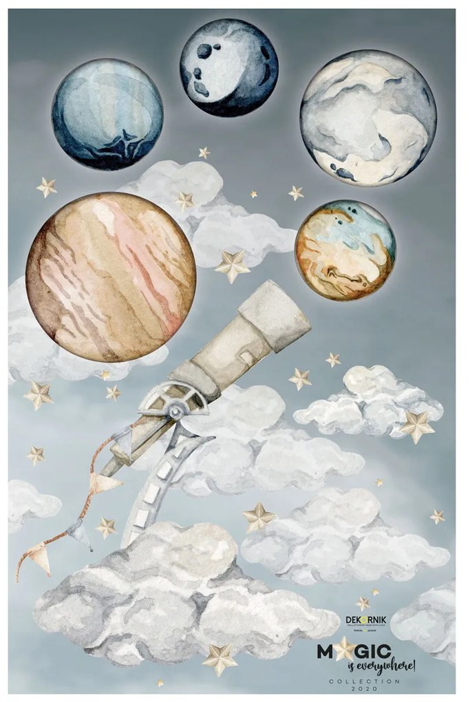 Dekornik Samolepka - Galileo sky - L