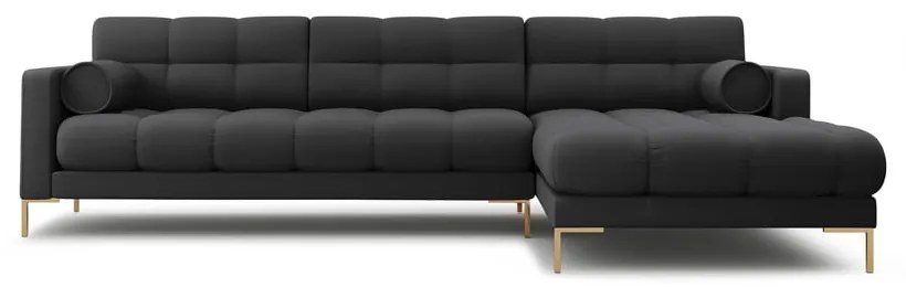 Tmavosivá rohová pohovka (pravý roh) Bali – Cosmopolitan Design