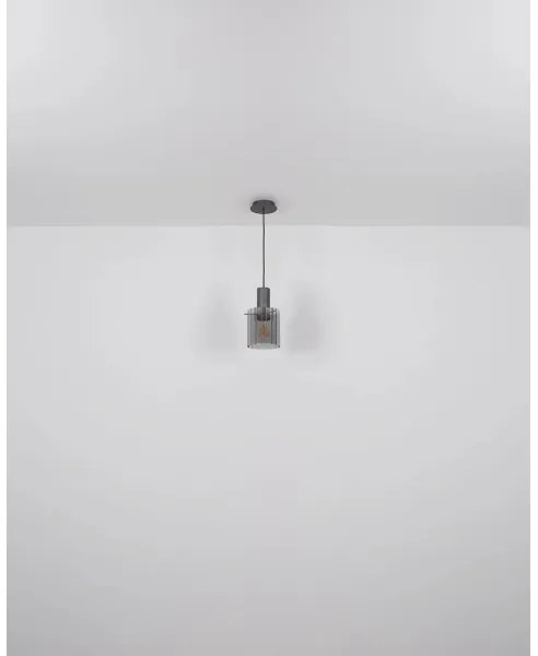 Globo 15904HA - Luster na lanku TULIVAR 1xE27/40W/230V pr. 18 cm hnedá