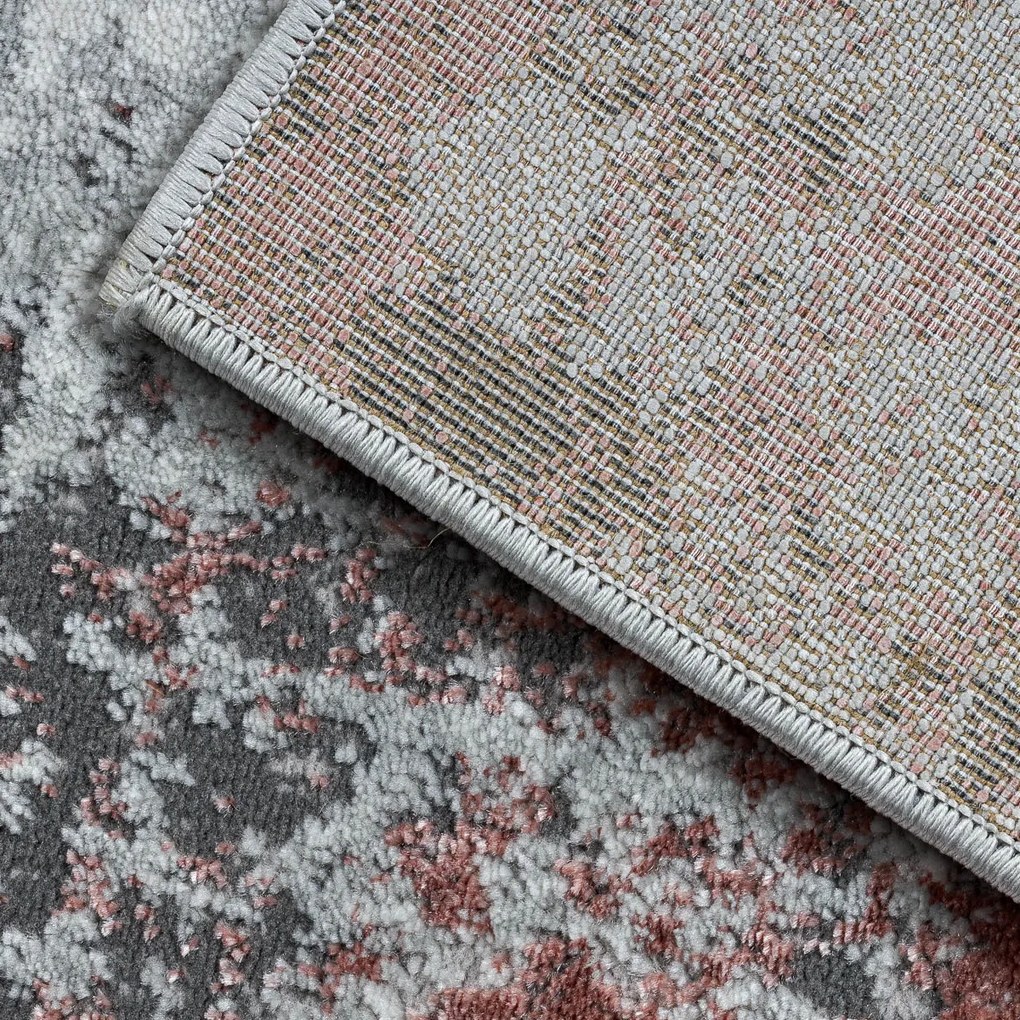 Dywany Łuszczów, Kusový koberec Allure 1959 white/pink, 160x220, ružová, kancelária