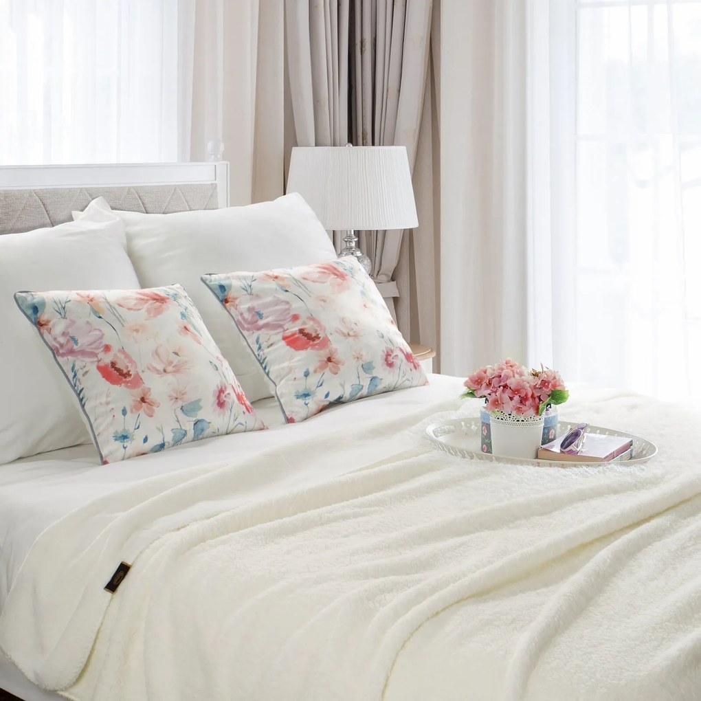 DEKA TEDY 70X160 CM BIELA