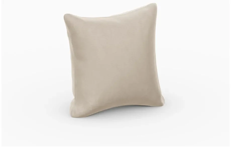 Béžový zamatový vankúš k modulárnej pohovke Rome Velvet - Cosmopolitan Design