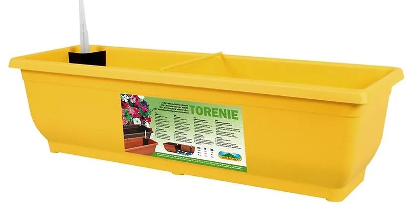 Kvetináč samozavlažovací Torenie 60 cm/žltý