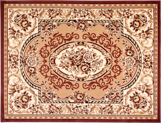 TA Koberec F739A TMAVOBÉŽOVÝ ATLAS PP Rozmer: 250x350 cm