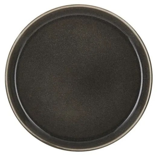 Čierny dezertný tanier z kameniny ø 21 cm Gastro Grey/Grey – Bitz