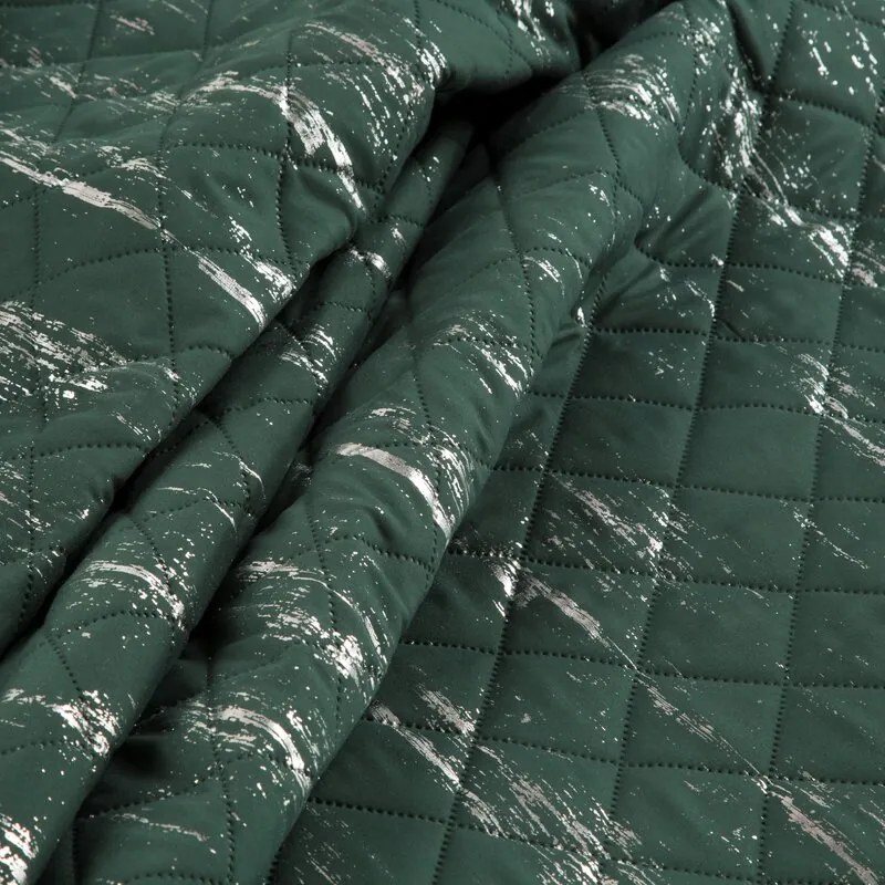 Dekorstudio Prehoz na posteľ BLINK 1 v tmavozelenej farbe Rozmer prehozu (šírka x dĺžka): 170x210cm