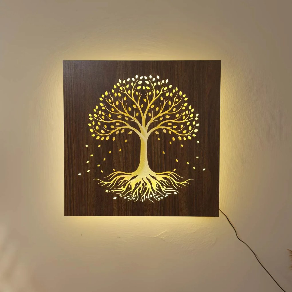SENTOP | LED drevený obraz – Strom života | RGB podsvietená dekorácia od SENTOP LED0562