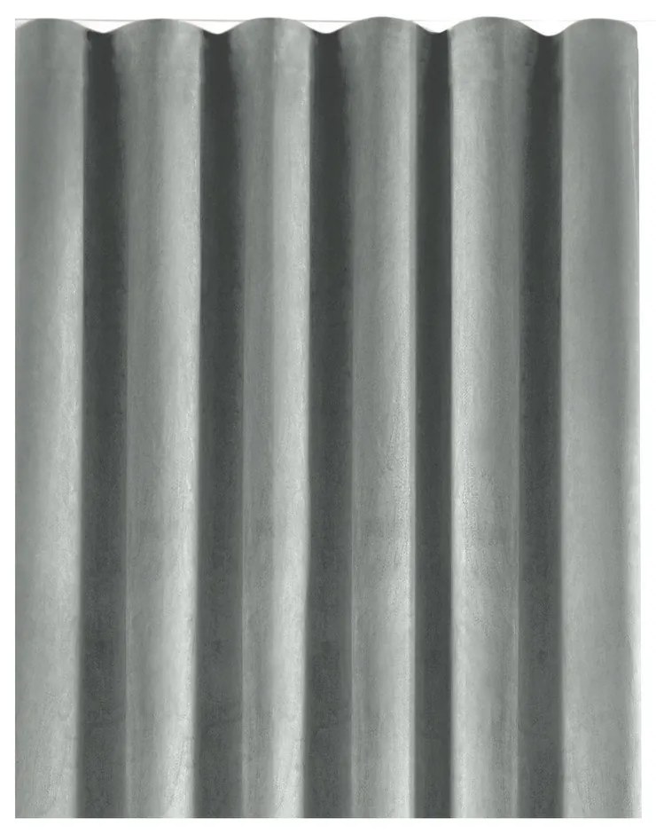 Sivý zamatový dimout záves 200x270 cm Velto – Filumi
