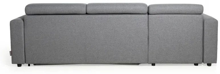 Rohová sedacia súprava na každodenné spanie TAVOLA rozkladacia, tm. modrá (penelope 27), 140