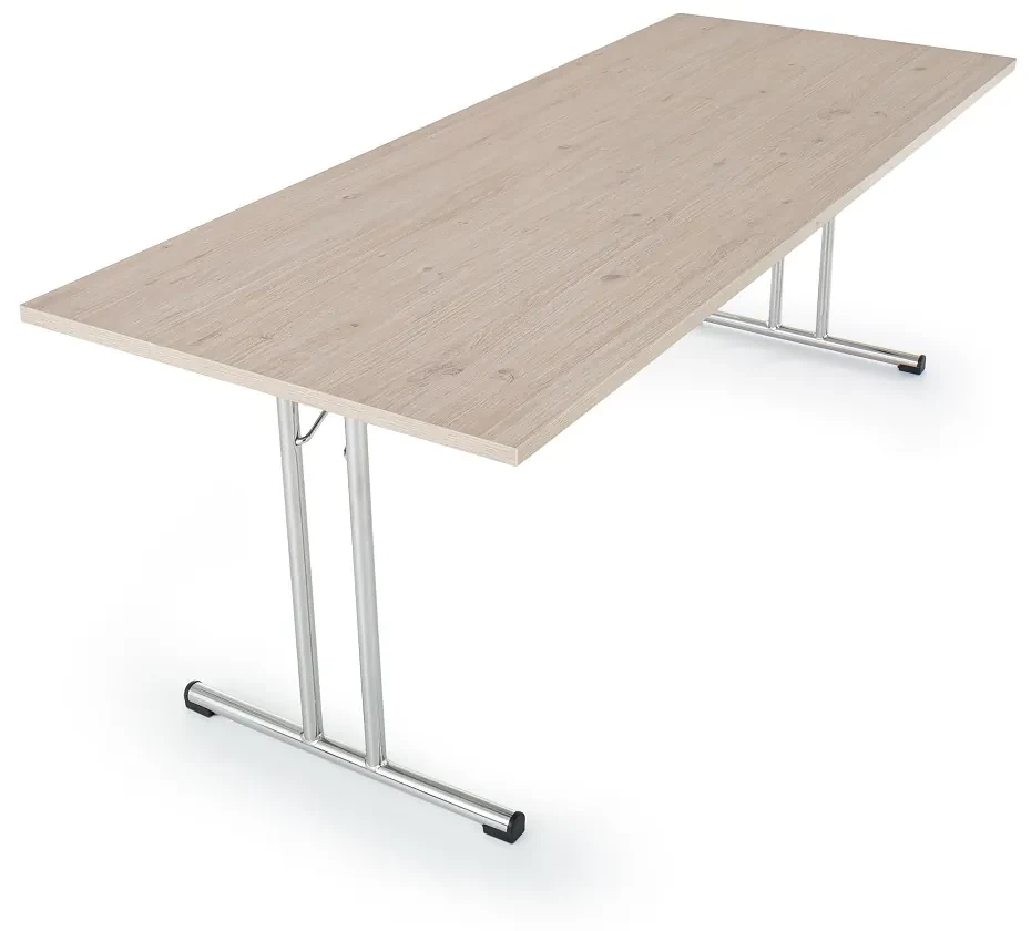 Skladací stôl 160 x 80 cm, dub