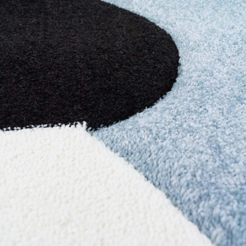 Dekorstudio Okrúhly detský koberec BEAUTY Modrá panda Priemer koberca: 160cm