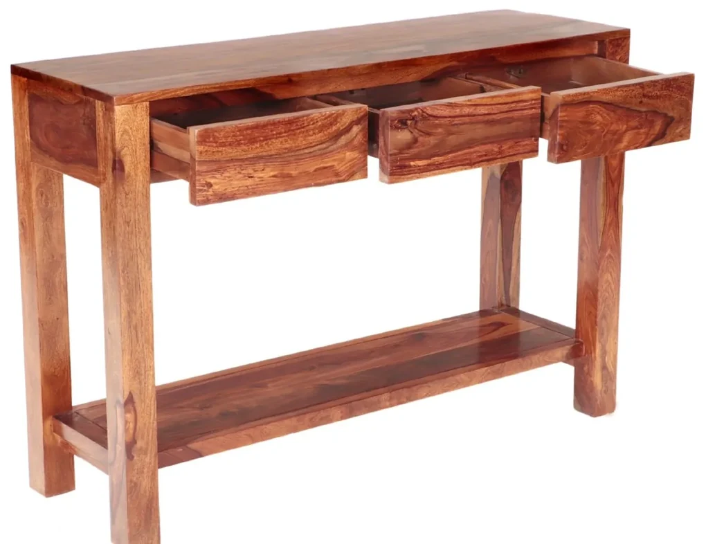 furniture-nabytek.cz - Konzolový stolík drevo palisander 130x76x35