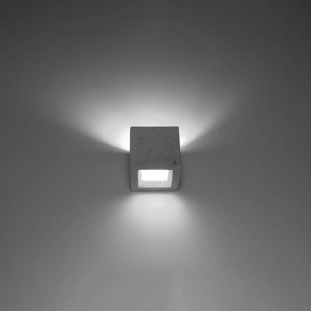 Sollux Lighting Nástenné svietidlo LEO betón