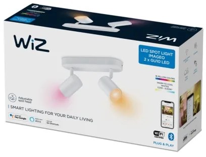 WiZ - LED RGBW Stmievateľné bodové svietidlo IMAGEO 2xGU10/4,9W/230V Wi-Fi