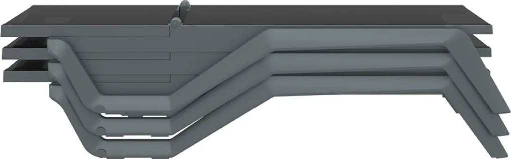 RIO PRO záhradné lehátko taupe/taupe