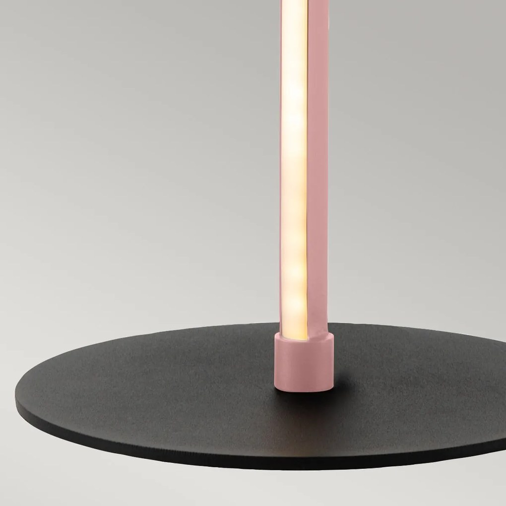 Stolná LED lampa Flamingo ružová – dizajnové osvetlenie