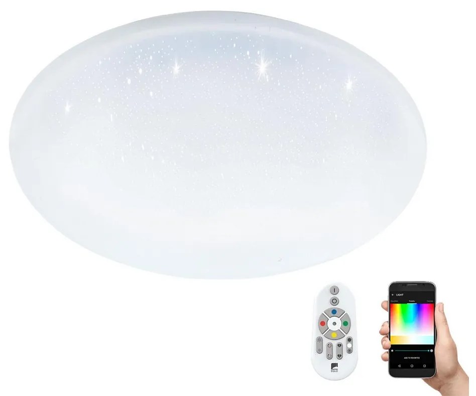 Eglo Eglo 98899 - LED RGB Stmievateľné stropné svietidlo TOTARI-C LED/20W/230V + DO EG98899