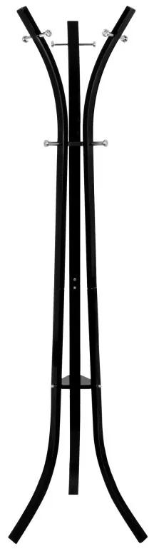 Stojanový vešiak Tripod 180cm - čierny