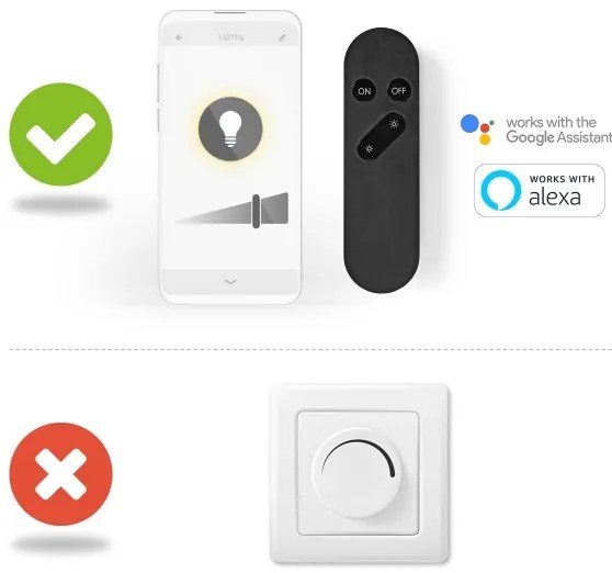 Nedis WIFILRC20E27 - SADA 2xLED RGBW Stmievateľná žiarovka E27/9W Wi-Fi 2700-6500K