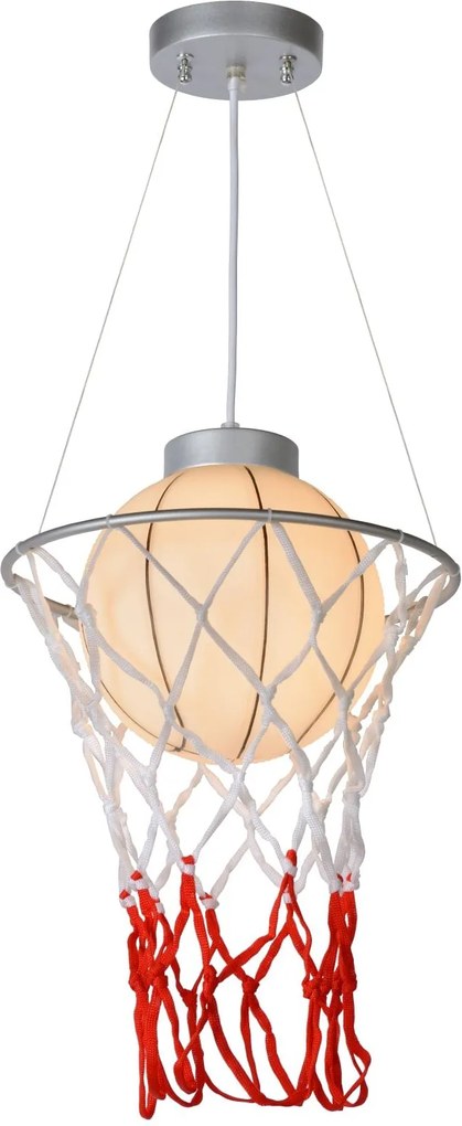 Detské svietidlo LUCIDE BASKET pendant E27 Ø30cm Grey 77477/01/36