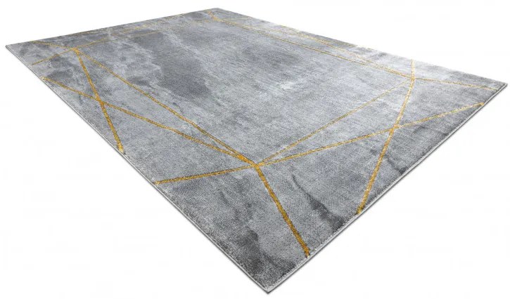 Kusový koberec Emerald 1022 grey and gold, 180x270, šedá, chodba / predsieň, Dywany Łuszczów
