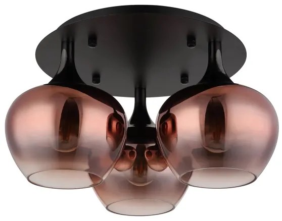 Globo 15548-3DG - Prisadený luster MAXY 3xE27/40W/230V medená