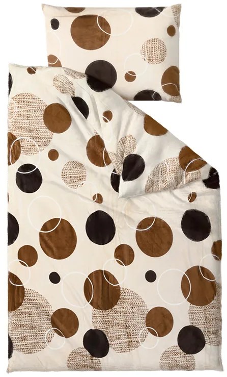 Obliečky mikroplyš AURELIA krémové Rozmer obliečky: 70 x 90 cm | 140 x 200 cm