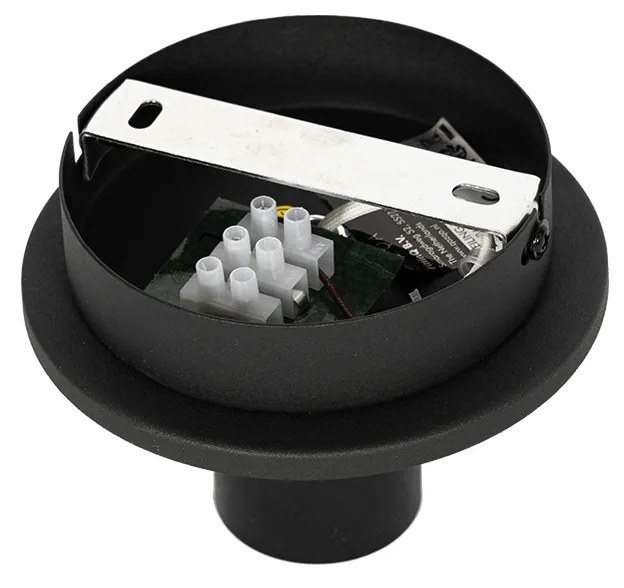 Orientálne stropné svietidlo čierne s prírodným bambusom 30 cm - Pua