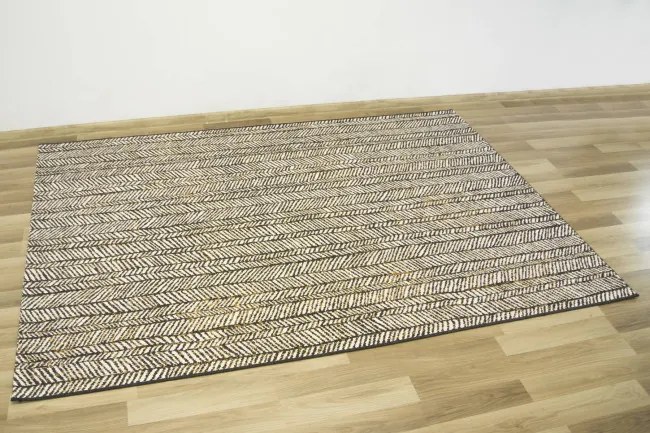 Koberec šnúrkový Syrena 19433/62 Palmy krémový