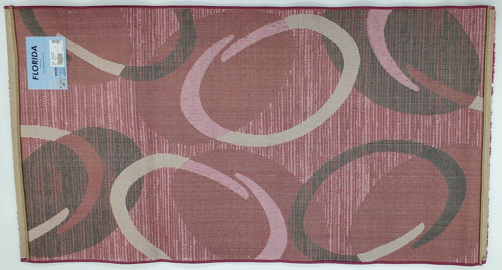 Spoltex, Kusový koberec Florida fuchsia 9828, 200x290, ružová, obývacia izba