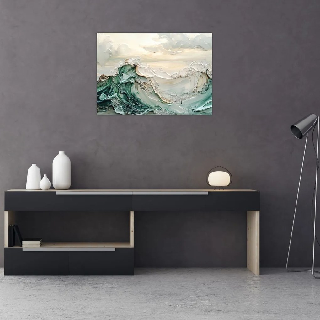Obraz - 3D abstrakcie mora (70x50 cm)
