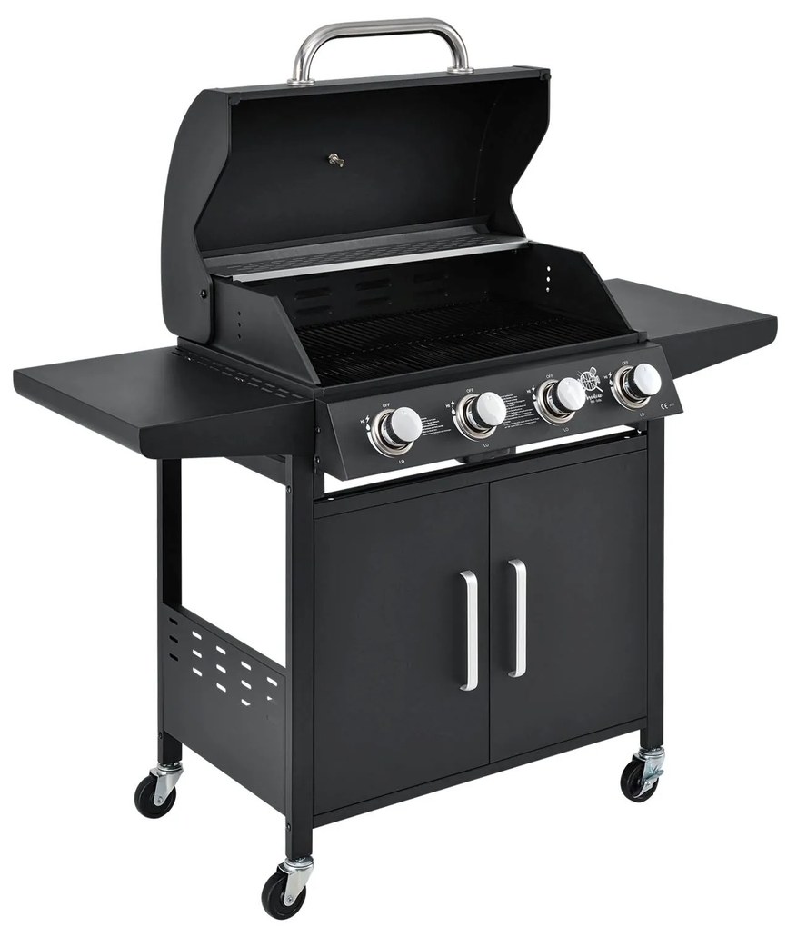 InternetovaZahrada - Plynový gril BBQ Idaho so 4 horákmi