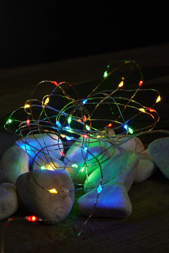 STAR TRADING Svetelná reťaz Multicoloured – 40 LED žiaroviek