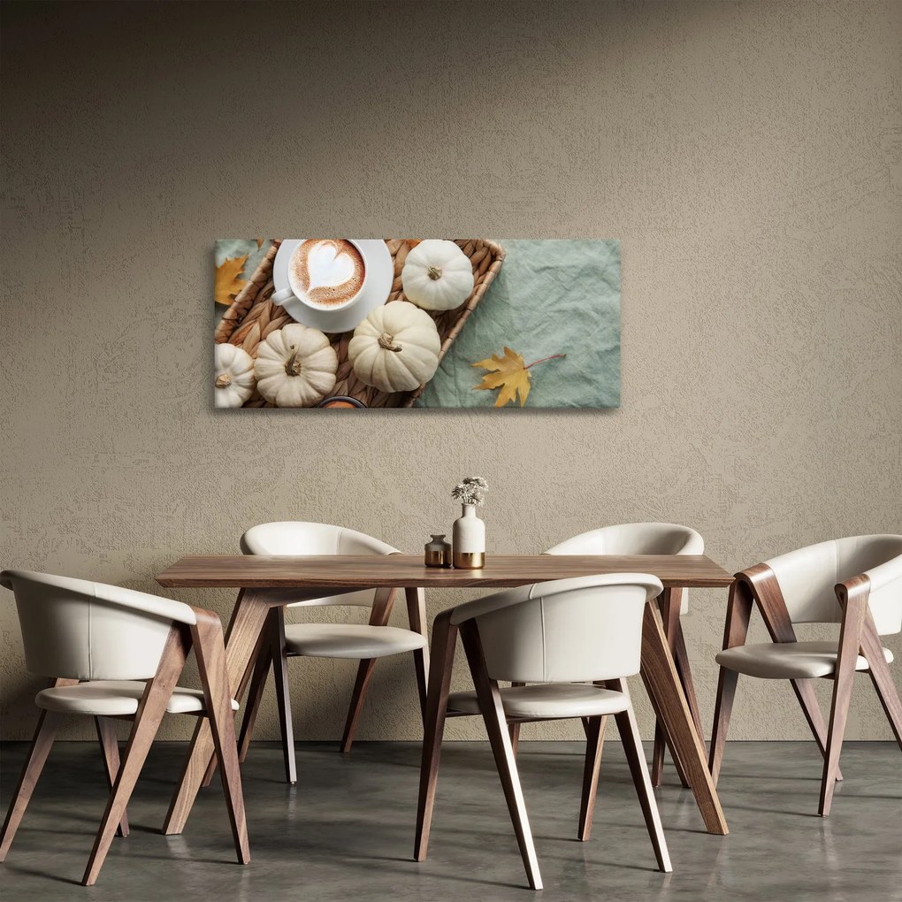 Obraz - Jesenný večierok (120x50 cm)