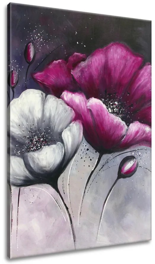 Gario Ručne maľovaný obraz Namaľované maky Rozmery: 70 x 100 cm