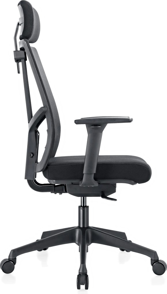 Kancelárska stolička WATT, čierna