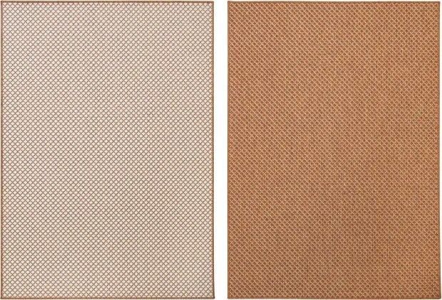 Obojstranný koberec BRUSSELS 206074/10410 Cayenne krémový / terakotový