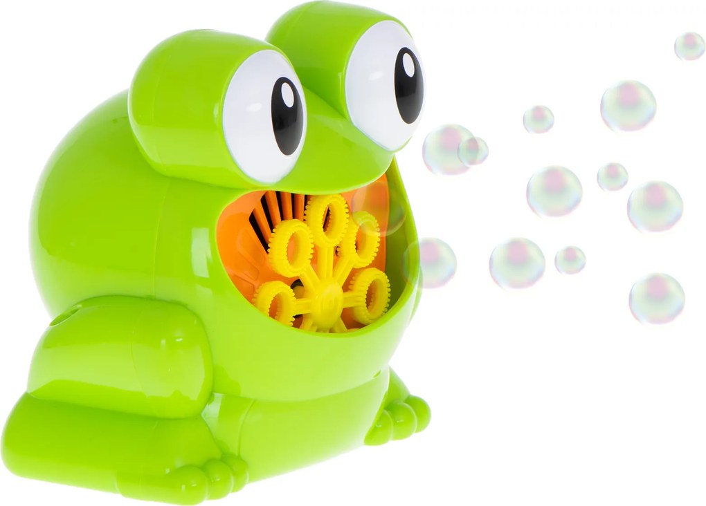 KIK Automat na mydlové bubliny Žaba s tekutinou