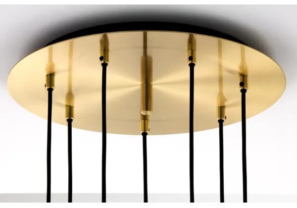 Jupiter 2021 - Luster na lanku ALAS 7xGU10/10W/230V zlatá