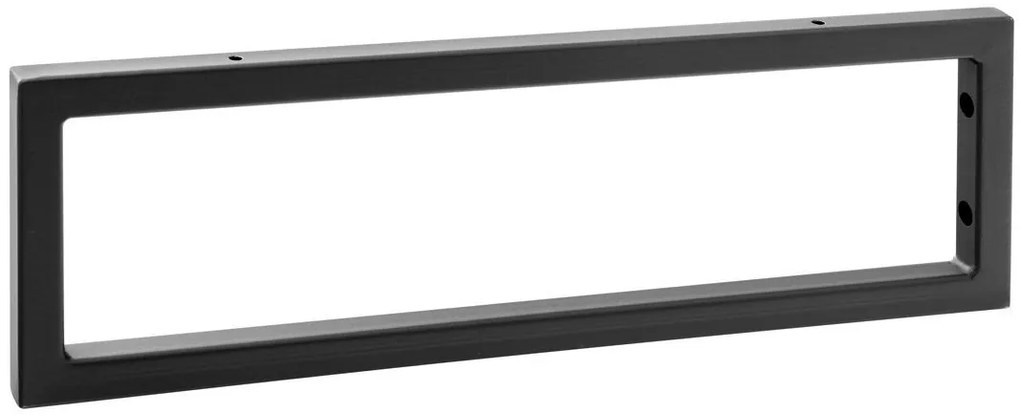 Sapho Sapho, Podperná konzola 490x150x20mm, lakovaná oceľ, čierna matná, 30360