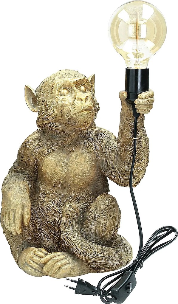 Stolová lampa Gold Monkey 36cm