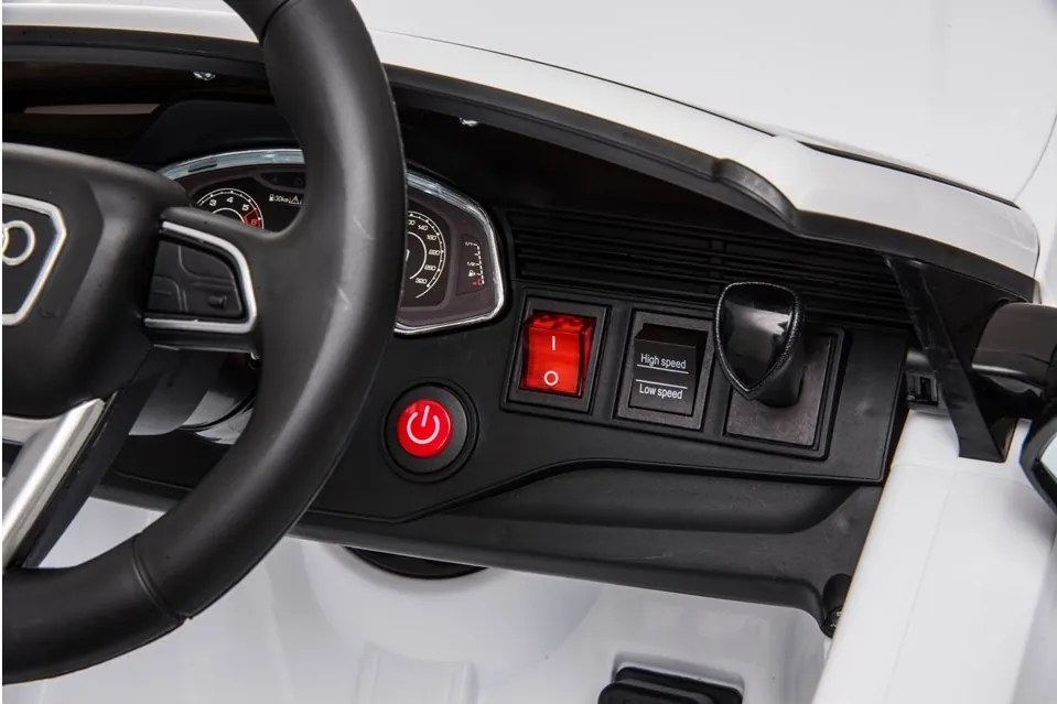 LEAN CARS Elektrické autíčko Audi RS Q8 LED MP3 diaľkové ovládanie biele