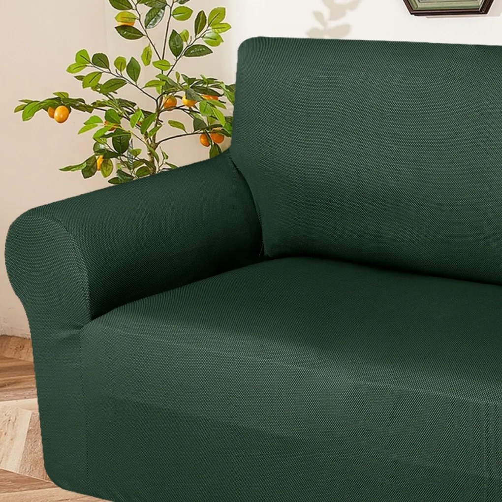 Ultra elastický potah na dvoumístnou pohovku BestBerg / zelená