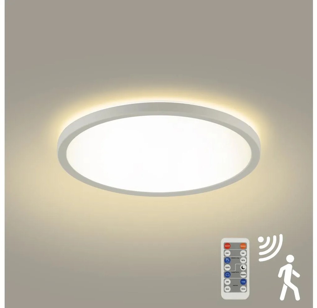 Brilagi-LED stmievateľné svietidlo so senzorom ULTRA SLIM LED/18W/230V pr.30 cm+