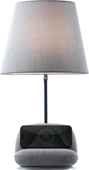 Immax 09109L - LED stmievateľná stolná lampa s bezdrôtovým nabíjaním Qi SOFA LED/6W/230V sivá