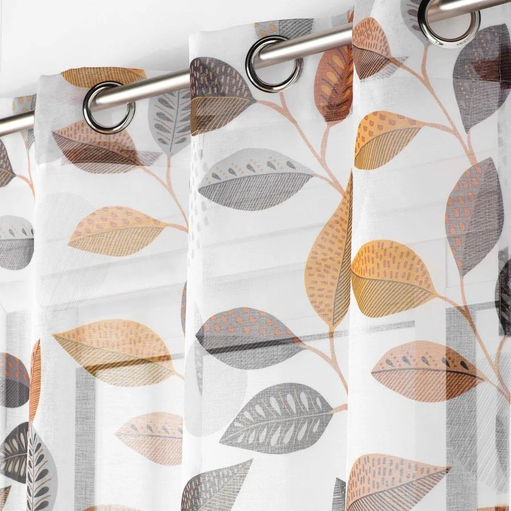 Biela voálová záclona 140x280 cm Vahine – douceur d'intérieur