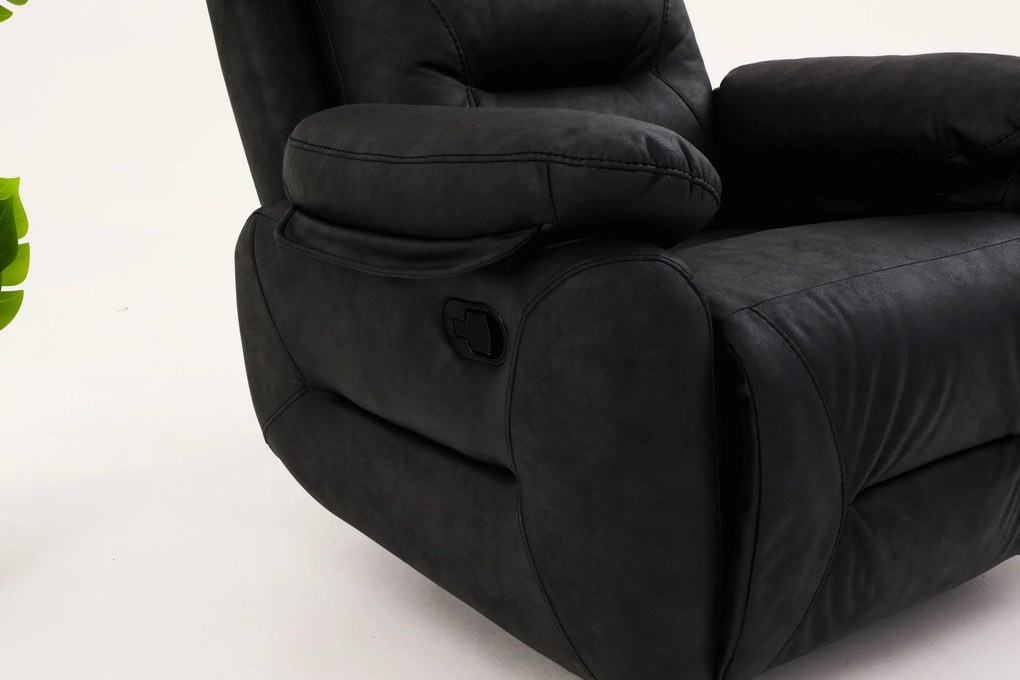 Polohovateľné kreslo Comforto M (čierna). Akcia -18%. Vlastná spoľahlivá doprava až k Vám domov. 1145375