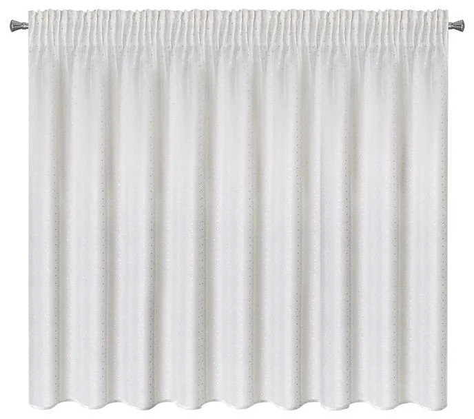 Biela záclona na páske SIBEL 300x150 cm